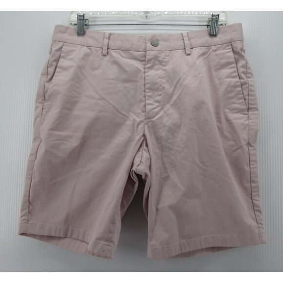 Spoke Shorts 34 Sharp Chino Stretch Build B 9” Inseam Snap Preppy - Picture 1 of 10